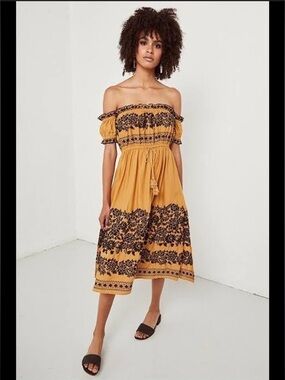 Spell And The Gypsy Collective Venus Off Shoulder Dress Size large